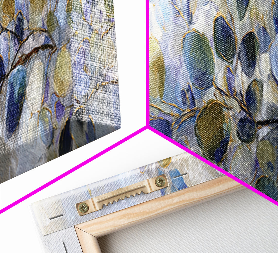 Lavender Botanical Still Life Canvas Print, Medical Office Art, Dental Office Decor, Office Decor, Oil Painting, Calm, MOA-3x1-13