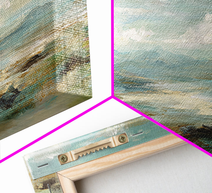 Soft Mountain Landscape Canvas Print, Medical Office Art, Medical Office Decor, Office Decor, Fine Art, Calm, Nurse Wall Art, MOA-3x1-42