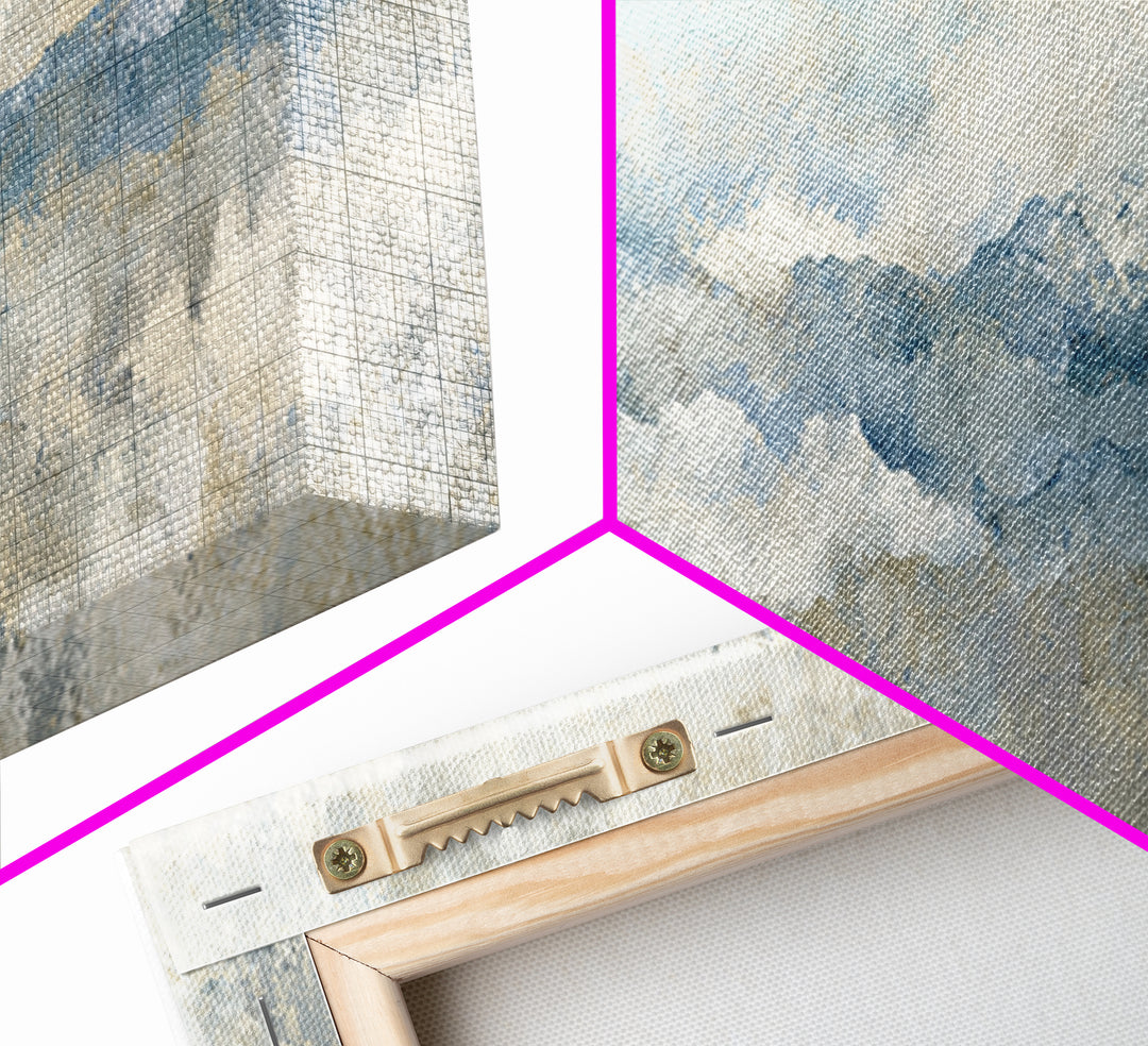 Subtle Marble Texture Framed Canvas Print, Medical Office Art, Wall Art, Office Decor, Fine Art, Calm, Printable Card, MOA-3x1-59