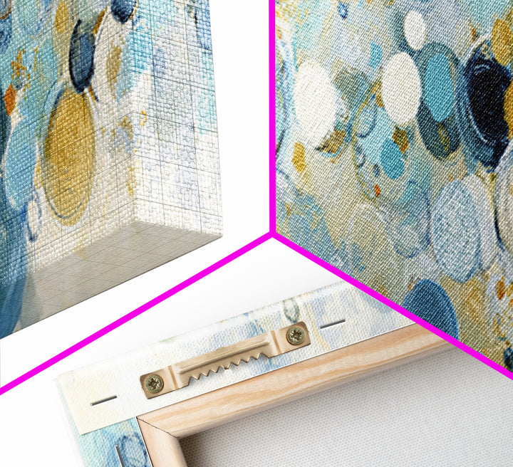 Abstract Cells and Circles as Soothing Pattern Canvas Print, Medical Office Art, Heart Anatomy Print, Office Decor, Calm, MOA-3x1-69