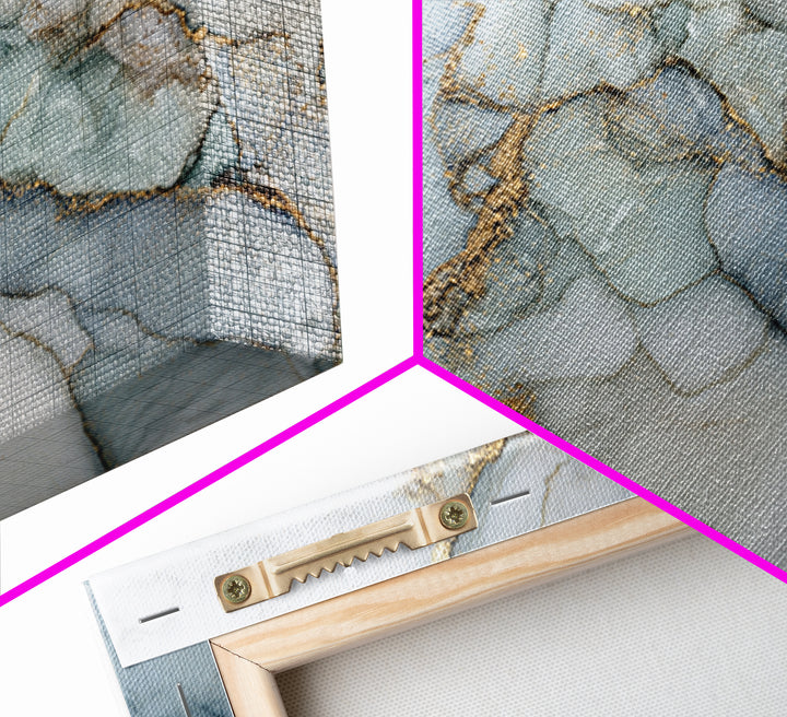 Subtle Marble Texture Framed Canvas Print, Medical Office Art, Anatomy Wall Art, Office Decor, Fine Art, Calm, Neuroscience Art, MOA-3x2-23