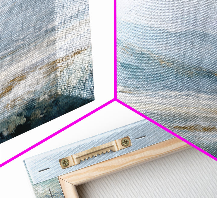 Soft Mountain Landscape Canvas Print, Medical Office Art, Anatomy Wall Art, Office Decor, Oil Painting, Calm, Neuroscience Art, MOA-3x2-30