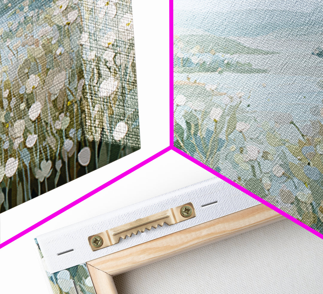 Sunlit Meadow with Wildflowers and Calm Mood Canvas Print, Medical Office Art, Medical Wall Art, Office Decor, Calm, Room Decor, MOA-3x2-40