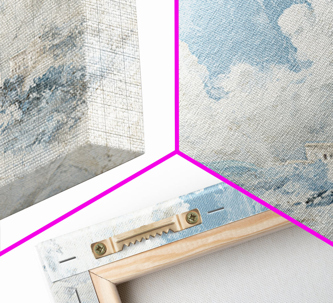 Subtle Marble Texture Framed Canvas Print, Medical Office Art, Room Decor, Office Decor, Oil Painting, Calm, MOA-3x2-47