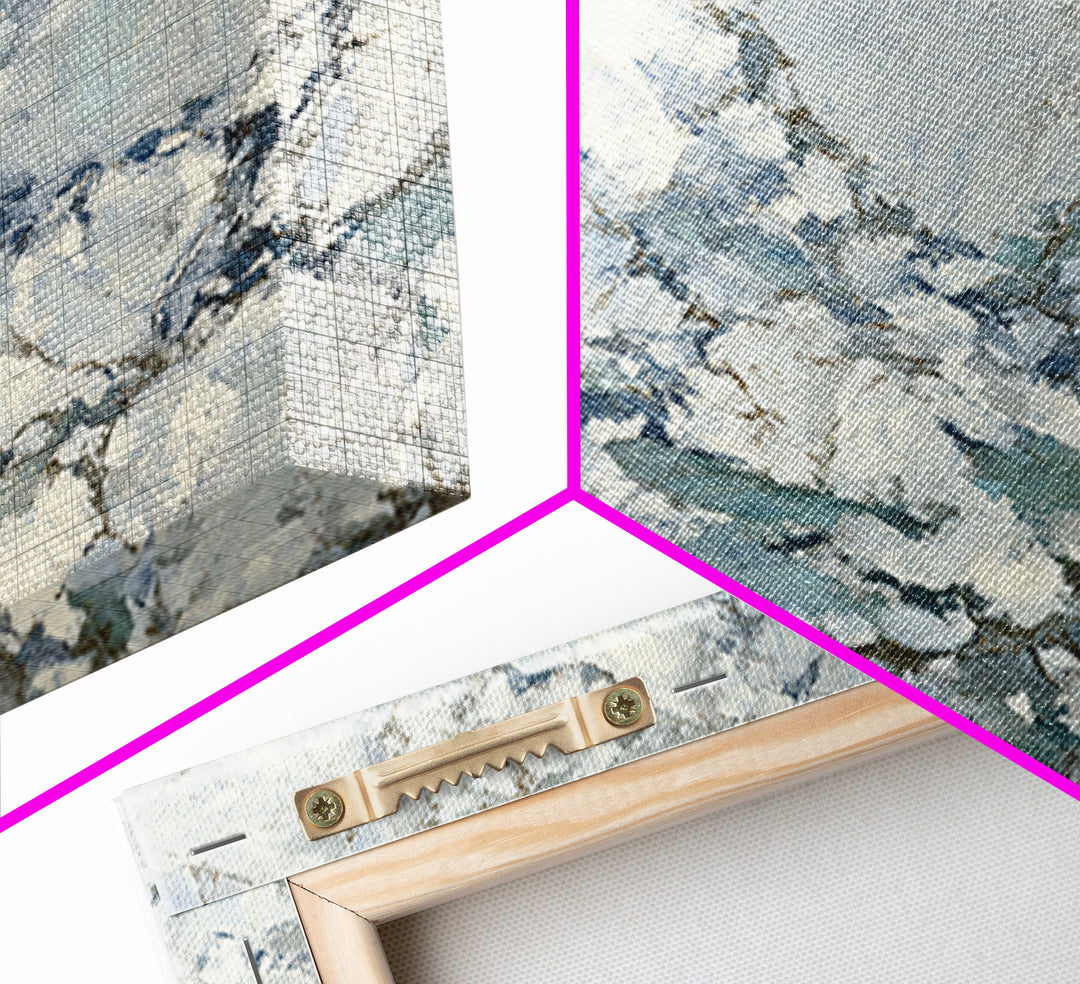 Subtle Marble Texture Framed Canvas Print, Medical Office Art, Healthcare Wall Art, Office Decor, Watercolor Art, Calm, MOA-3x2-71