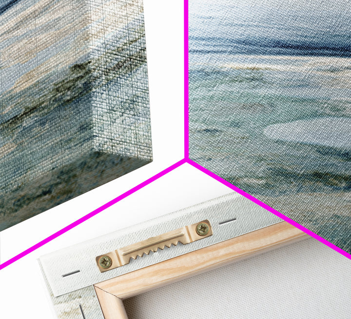 Calming Blue Abstract Framed Canvas Print, Medical Office Art, Gallery Decor, Office Decor, Abstract Art, Calm, MOA-3x2-77