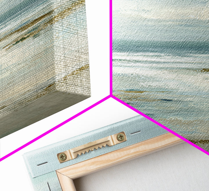 Peaceful Ocean Horizon Framed Canvas Print, Medical Office Art, Animal Art, Office Decor, Fine Art, Calm, Heart Anatomy Print, MOA-3x2-8