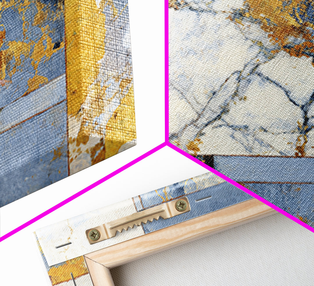 Large Marble Texture Abstract Framed Canvas Print, Modern Art, Canvas Wall Art, Living Room Decor, Abstract Art, Modern, MOD-3x2-20