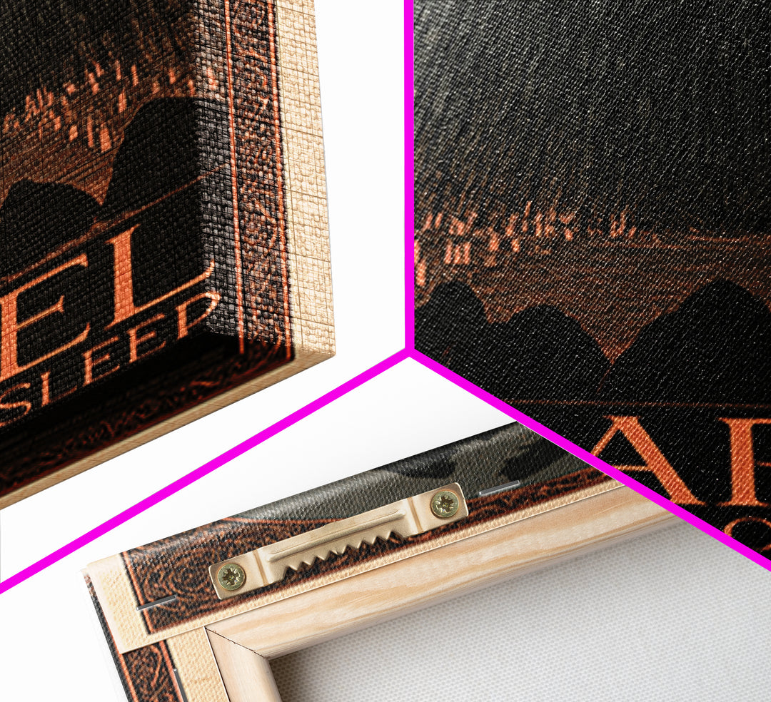 The Chapel At The Edge Of Sleep, English Language Horror Movie Poster, Decadent Line Art, Gothic Cinema Wall Art