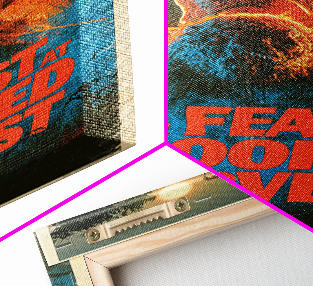 The Feast At Crooked Harvest, English Language Horror Movie Poster, 1980s Vhs Nightmare Cover Inspired Art, Gothic Cinema Wall Art