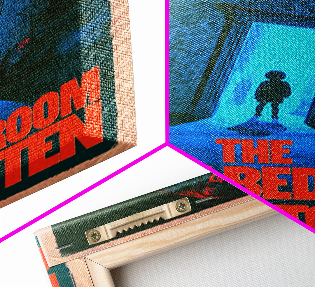 The Empty Bedroom Counts To Ten, English Language Horror Movie Poster, 1980s Vhs Nightmare Cover Inspired Art, Cult Horror Poster