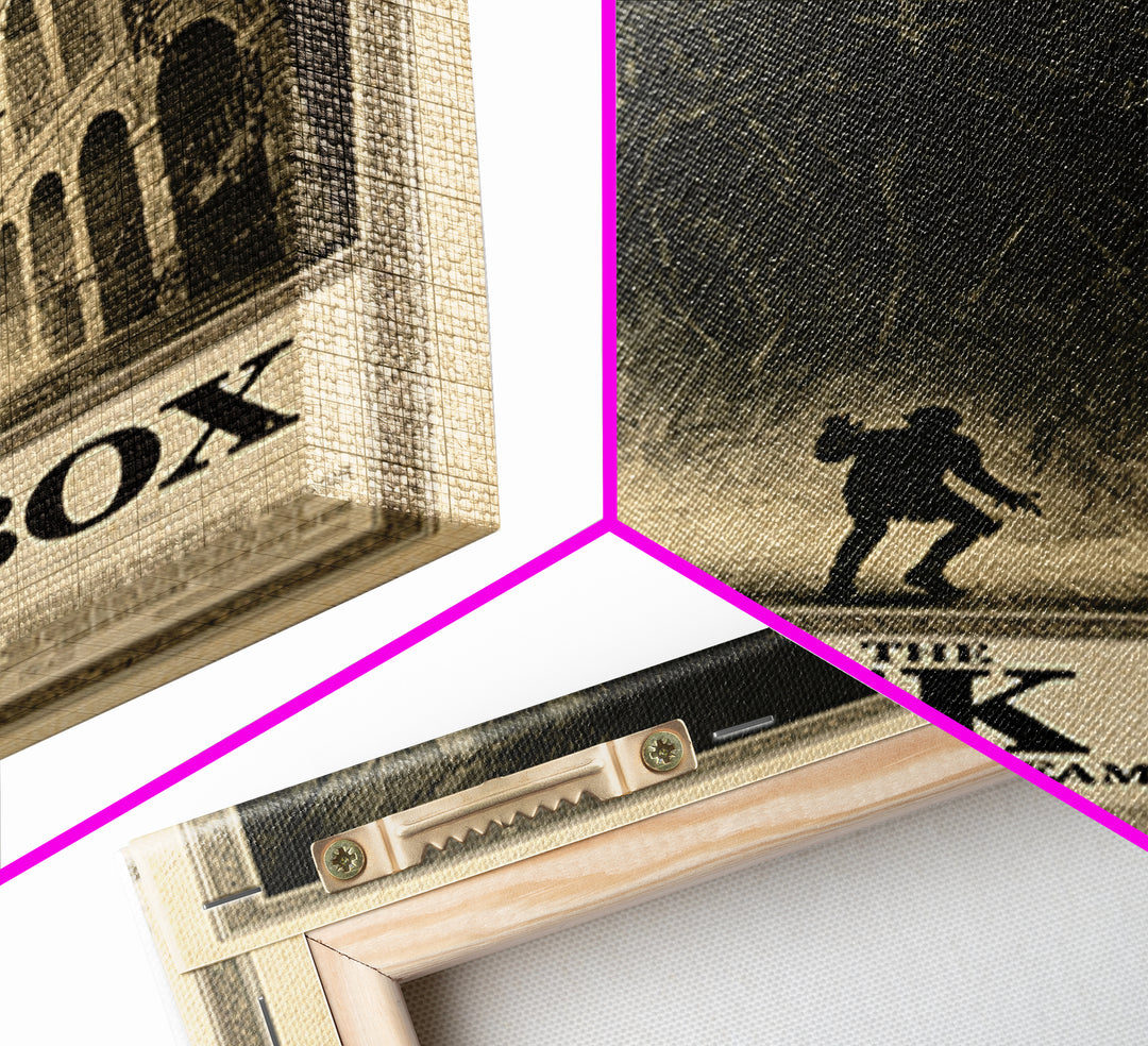 The Black Box Keeps Screaming, English Language Horror Movie Poster, Architectural Etching Art, Gothic Cinema Wall Art