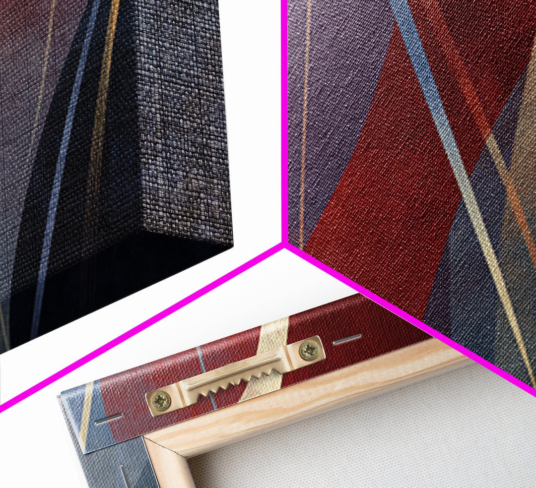 Abstract Rhythm Lines Like Painted Music Canvas Print, Music Studio Art, Paul Mccartney, Studio Decor, Fine Art, Rhythm, MSA-3x2-51