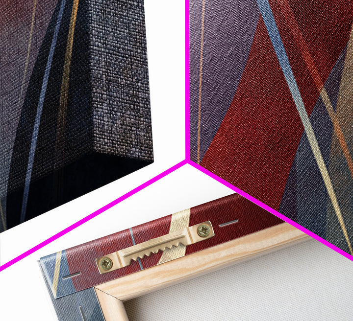 Abstract Rhythm Lines Like Painted Music Canvas Print, Music Studio Art, Paul Mccartney, Studio Decor, Fine Art, Rhythm, MSA-3x2-51