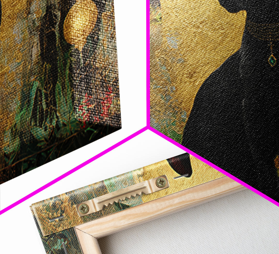 Bastet Cat Goddess Framed Canvas Print, Mythological Art, Home Decor, Living Room Decor, Fine Art, Legend, Contemporary Art, MYT-3x2-64