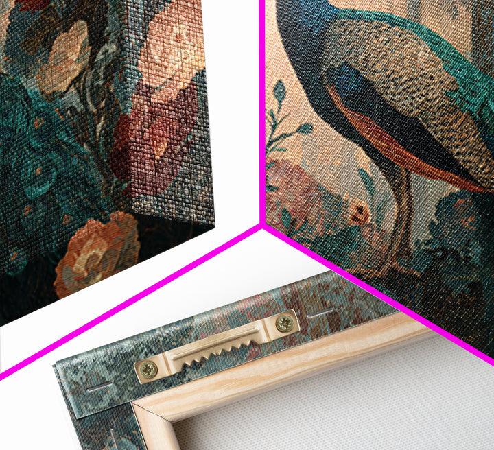 Hera Peacock Symbolism Canvas Print, Mythological Art, Living Room Wall Art, Living Room Decor, Fine Art, Legend, Modern Decor, MYT-3x2-98