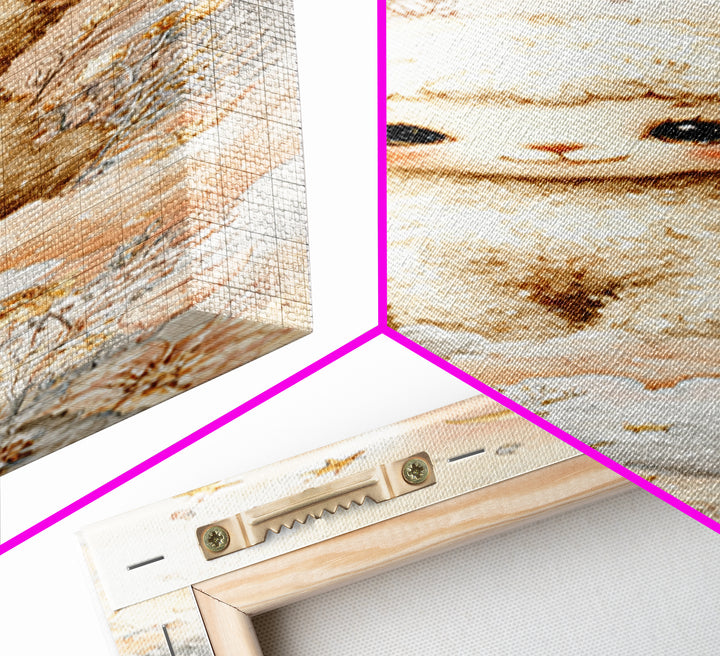 Little Lamb under a Starry Sky Framed Canvas Print, Nursery Art, Butterfly Wall Art, Nursery Decor, Fine Art, Nursery, NUR-1x3-79