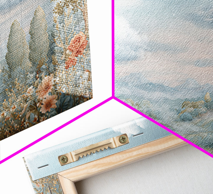 Floating Hot Air Balloon Canvas Print, Nursery Art, Boho Decor, Nursery Decor, Nursery, Wall Hangings, Nursery Wall Art, NUR-3x2-88