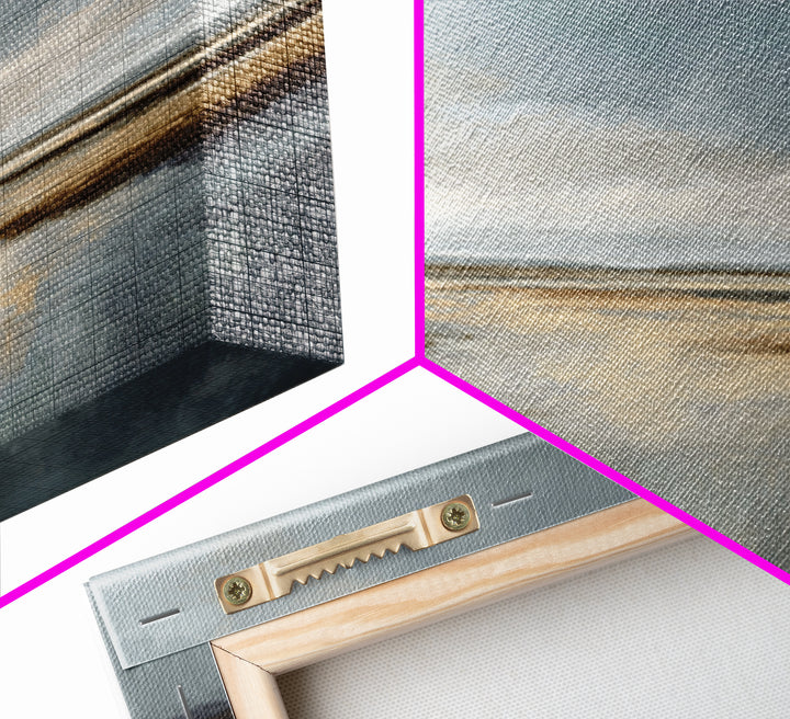 Dignified Neutral Landscape Canvas Print, Office Art, Minimalist Decor, Office Decor, Fine Art, Focus, Digital Wall Art, OFF-2x3-39
