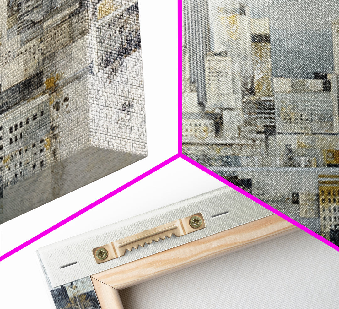 Large Neutral Texture Art for Professional Setting Framed Canvas Print, Office Art, Trendy Wall Art, Office Decor, OFF-3x2-97