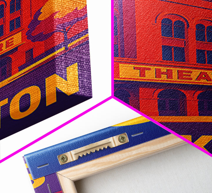 Stockton California Travel Poster, Canvas Print, Colorful Graphic Wall Art, Stockton Poster Print, City Art Print, Living Room Wall Art