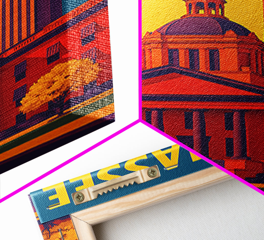 Tallahassee Florida Travel Poster, Canvas Print, High Contrast City Poster, Tallahassee Wall Art, Gift For Travelers, Art Print, Wall Art