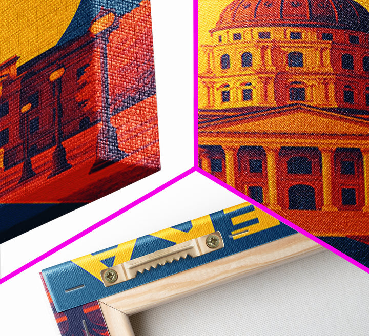 Topeka Kansas Travel Poster, Canvas Print, Colorful Graphic Wall Art, Topeka Wall Art, Home Office Decor, Travel Poster Set, Travel Gift