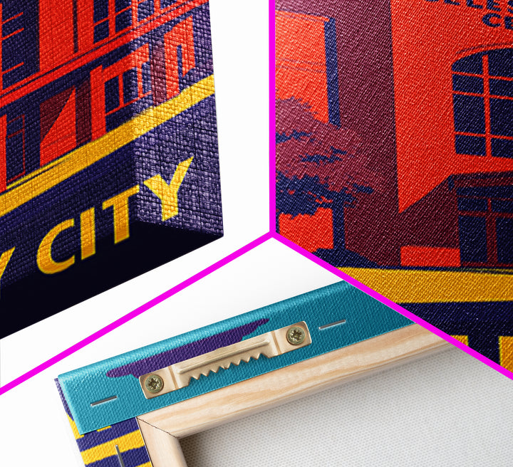 West Valley City Utah Travel Poster, Canvas Print, Colorful Graphic Wall Art, West Valley City Art Print, Travel Wall Art, Travel Art