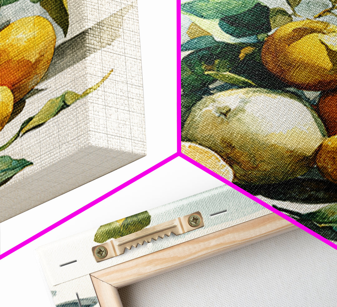 Outdoor Citrus Still Life Canvas Print, Patio Art, Room Decor, Patio Decor, Fine Art, Outdoor, Garden Art, Outdoor Wall Art, PAT-1x1-77