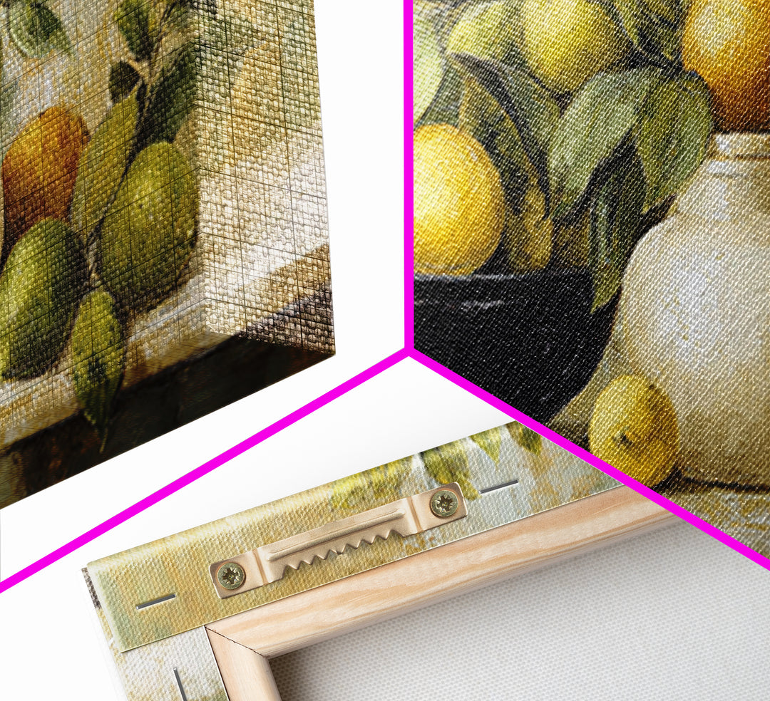 Outdoor Citrus Still Life Canvas Print, Patio Art, Garden Decor, Patio Decor, Fine Art, Outdoor, Beach Art, Beach House Decor, PAT-2x1-73