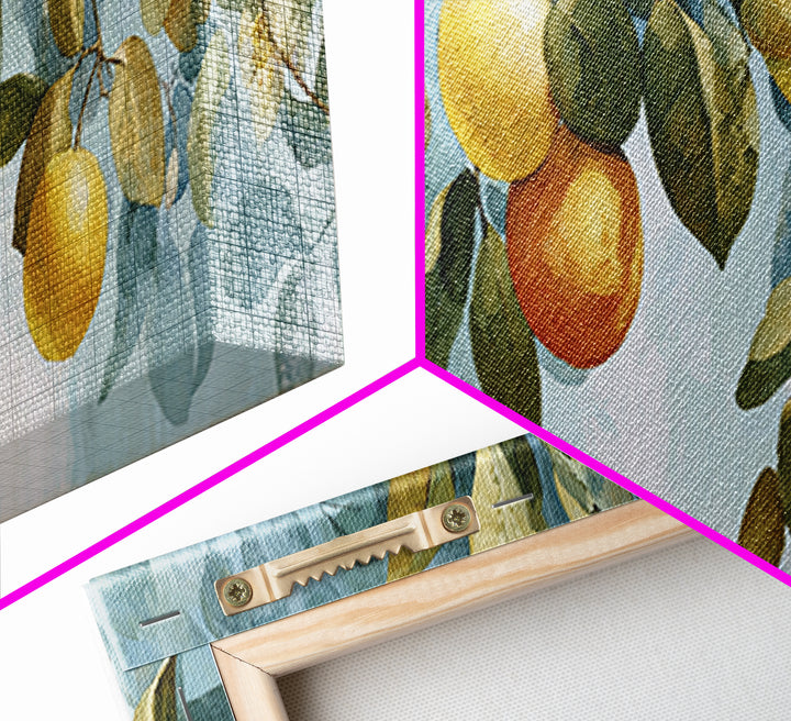 Outdoor Citrus Still Life Canvas Print, Patio Art, Patio Decor, Fine Art, Outdoor, Gallery Decor, Neutral Decor, Modern Decor, PAT-3x1-21