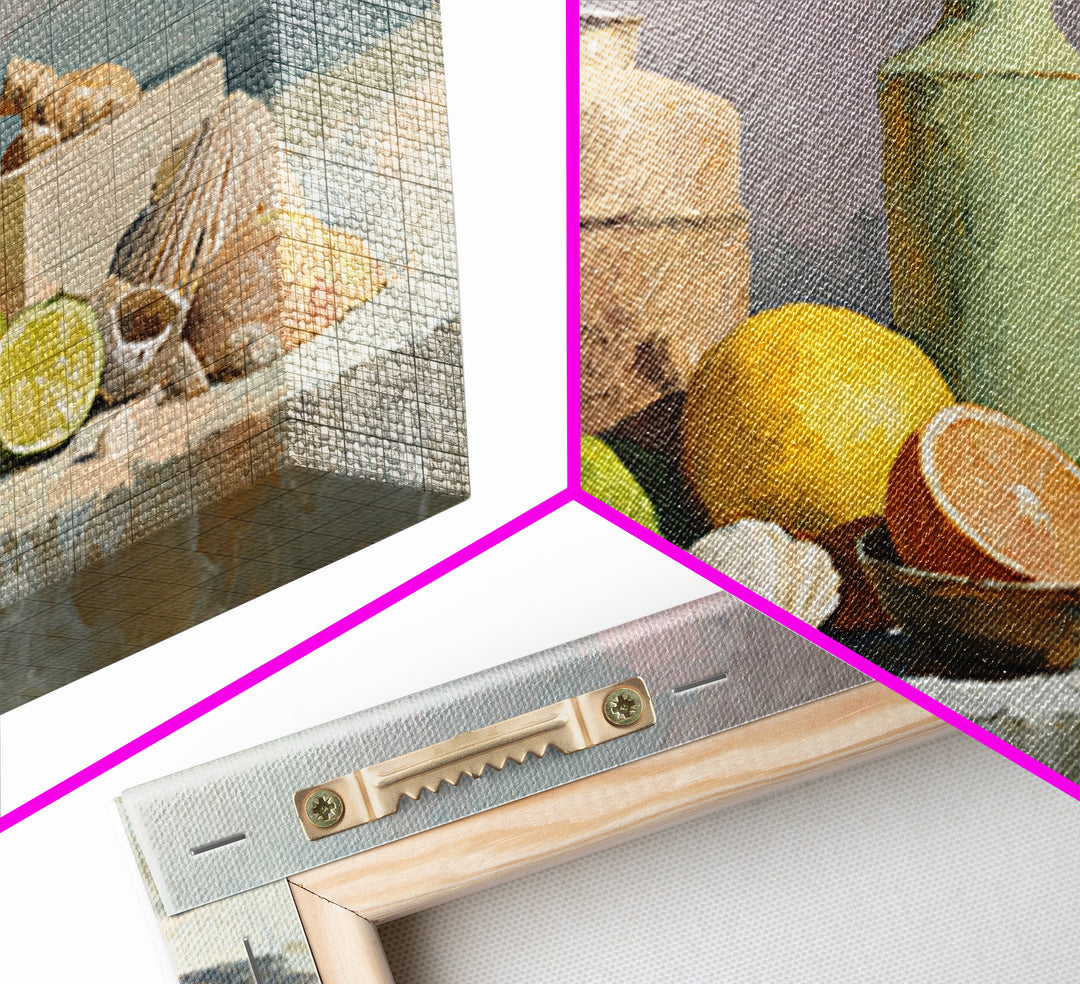 Outdoor Citrus Still Life Canvas Print, Patio Art, Beach House Decor, Patio Decor, Outdoor, Modern Decor, Fine Art Print, PAT-3x2-57