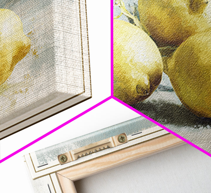 Outdoor Citrus Still Life Framed Canvas Print, Patio Art, Mixed Media Art, Patio Decor, Fine Art, Outdoor, Art Print, PAT-3x2-81