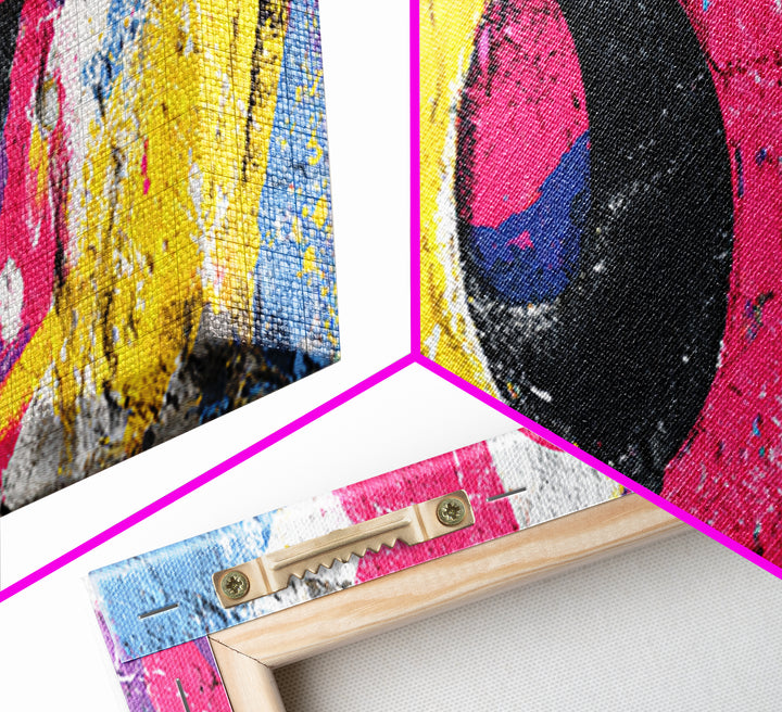 Retro Soda Bottle Canvas Print, Pop Art, Statement Artwork, Living Room Decor, Abstract Art, Pop, Wall Decor, Painting, POP-3x1-19