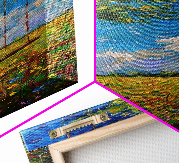 The Tree Swing Framed Canvas Print, Spring Time Decor, Tall Art, Statement Piece, Whimsical Boho Style Wall Art