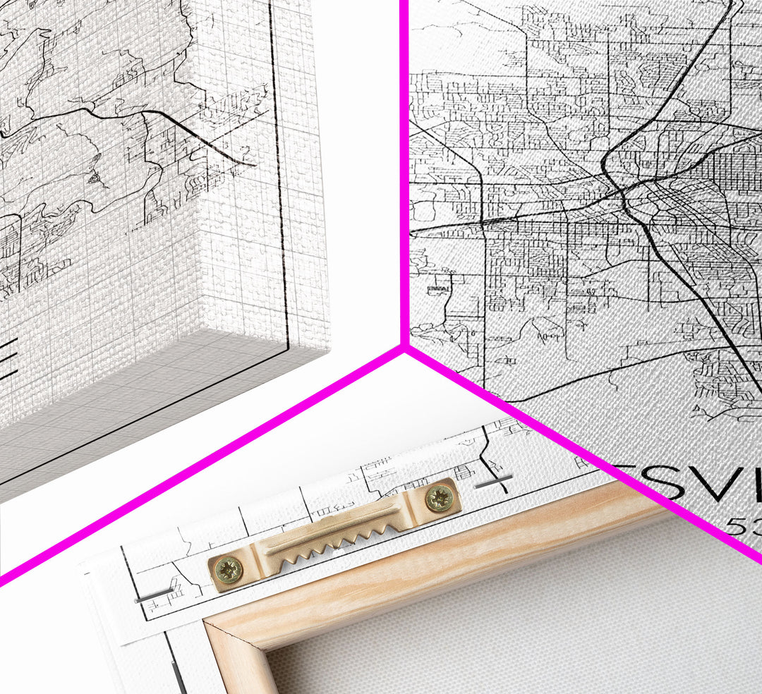 Huntsville Street Map, Alabama Map, City Map Art, Minimalist Art, Wall Art, Canvas Print, Travel Art, Gift For Dad, Unique Wall Art