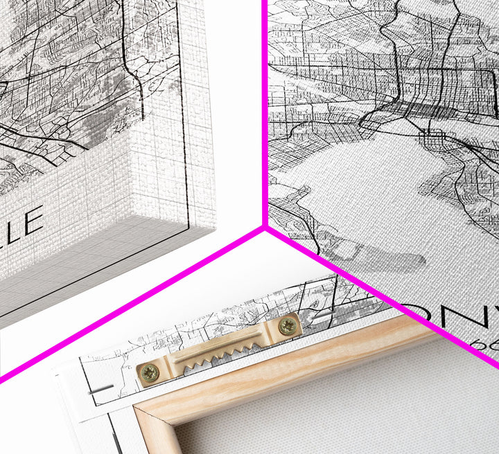 Jacksonville Street Map, Florida Map, City Map Art, Minimalist Art, Wall Art, Canvas Print, Travel Art, Home Wall Art, Travel Gifts For Men