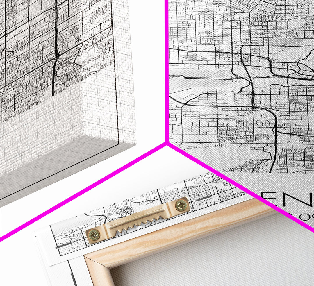 Phoenix Street Map, Arizona Map, City Map Art, Minimalist Art, Wall Art, Canvas Print, Master Bedroom Décor, Gifts For Her, Travel Wall Art