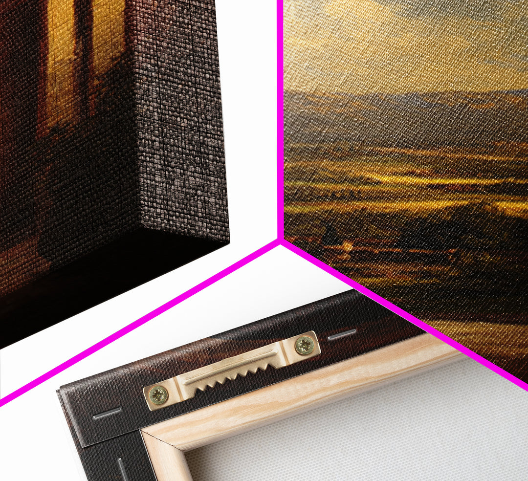 Architectural Arch with Italian Landscape Beyond Canvas Print, Renaissanceinspired Art, Jesus Art, Living Room Decor, Classic, REN-2x3-19