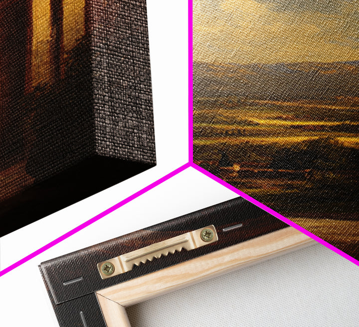 Architectural Arch with Italian Landscape Beyond Canvas Print, Renaissanceinspired Art, Jesus Art, Living Room Decor, Classic, REN-2x3-19