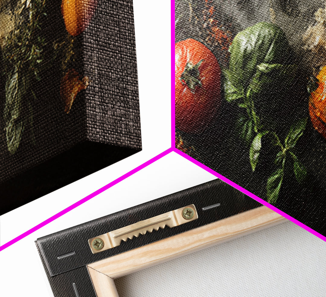 Blackboard Menu Feeling Without Readable Text Canvas Print, Restaurant Art, Canvas, Restaurant Decor, Fine Art, Bistro, RES-2x1-17