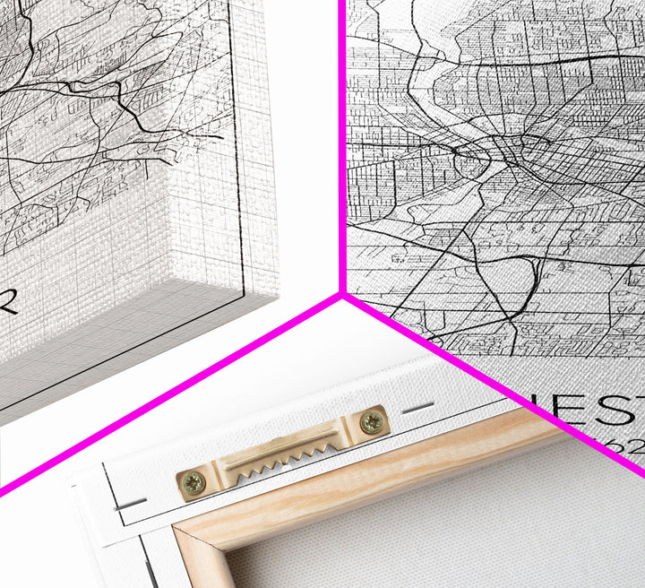 Rochester Street Map, New York Map, City Map Art, Minimalist Art, Wall Art, Canvas Print, Boys Room Décor, Best Friend Gift, Travel Print