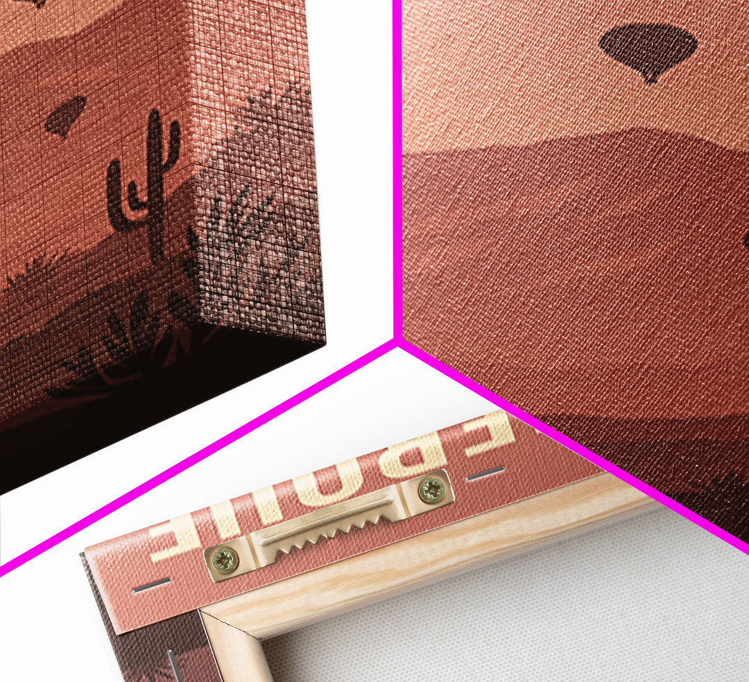 Albuquerque New Mexico Travel Poster, Canvas Print, Retro Sunset Skyline Art, Albuquerque Art Print, City Art Print, Modern Wall Decor