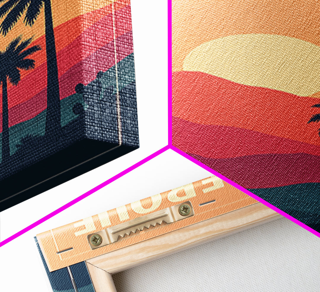 Albuquerque Travel Poster, Canvas Print, Mid Century City Wall Art, Albuquerque Wall Art, City Illustration, Retro Travel Print