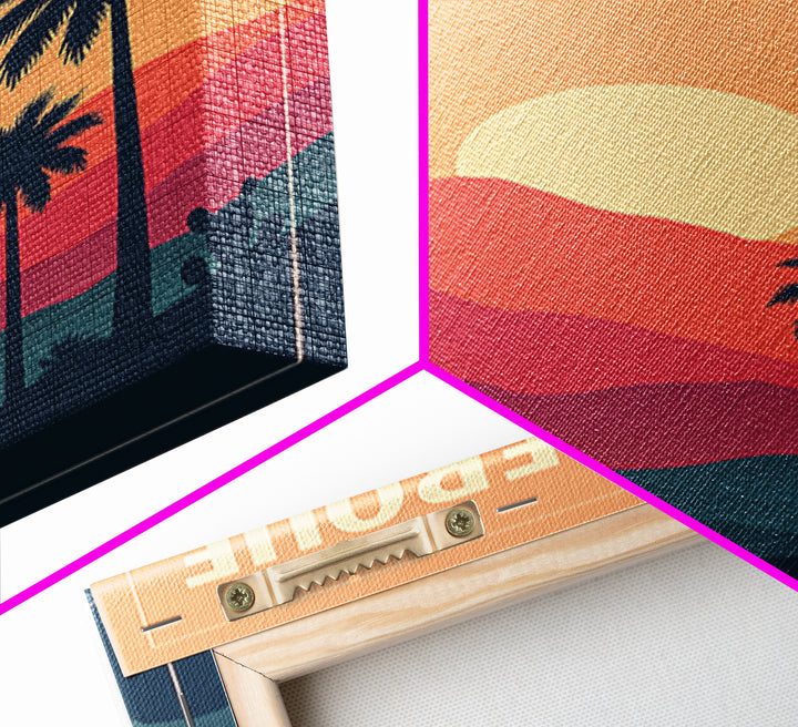 Albuquerque Travel Poster, Canvas Print, Mid Century City Wall Art, Albuquerque Wall Art, City Illustration, Retro Travel Print