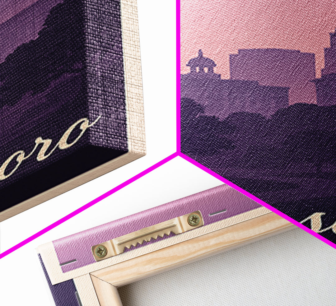 Greensboro Travel Poster, Framed Canvas Print, Classic Travel Poster Art, Greensboro City Art, City Travel Prints, Travel Art Print