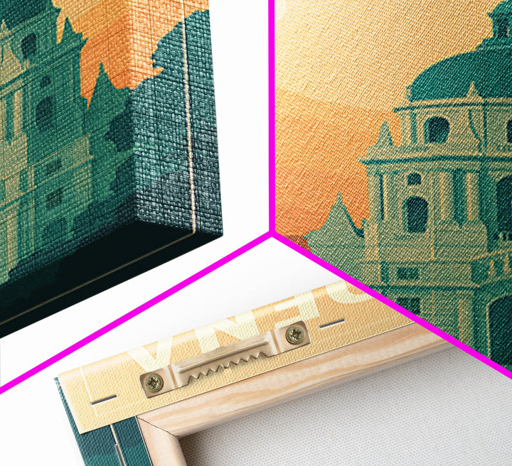 Pasadena Travel Poster, Canvas Print, Mid Century City Wall Art, Pasadena Poster Print, Travel Poster Art, Mid Century Wall Art