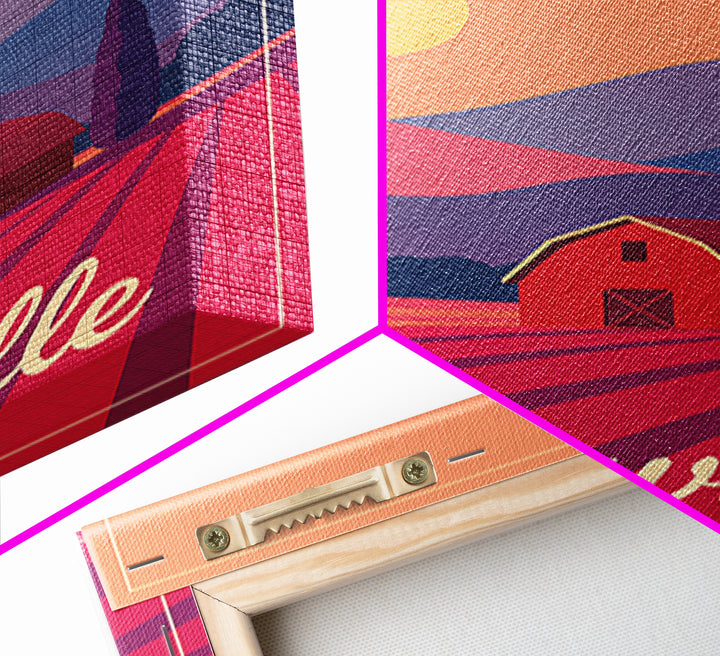 Vacaville California Travel Poster, Canvas Print, Mid Century City Wall Art, Vacaville Art Print, Travel Poster Set, Travel Poster Art