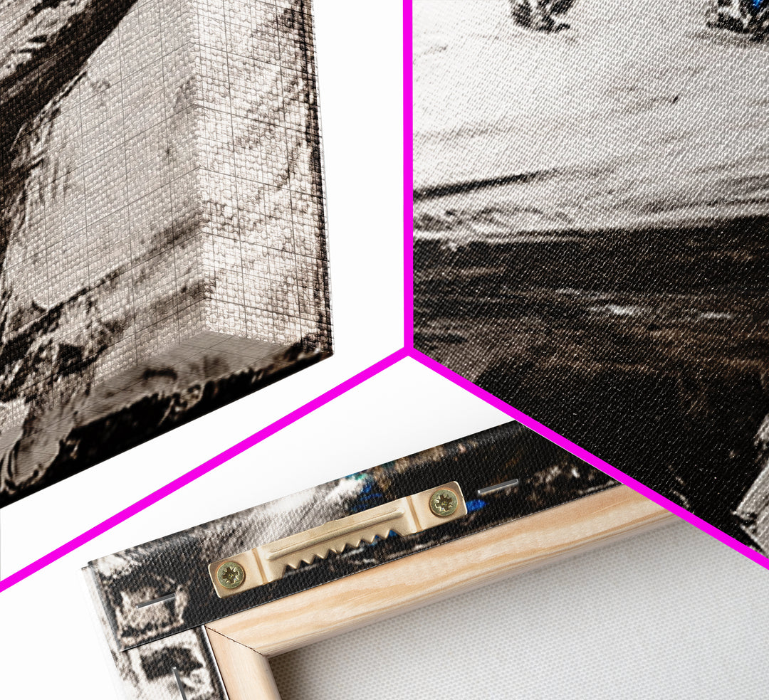 Abstract Hand Painting Framed Canvas Print moody art dark romance painting geometric wall art contemporary home decor unique gift