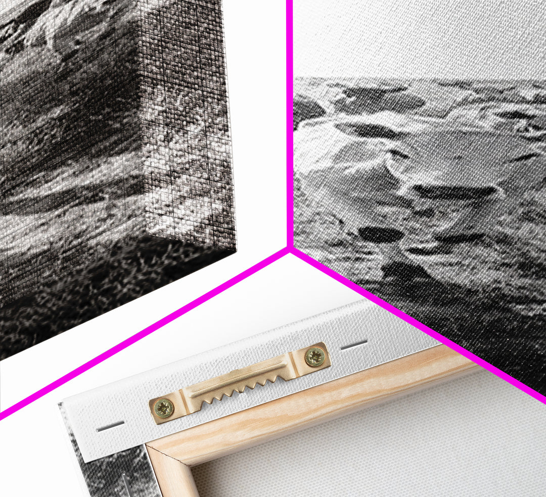 Running Cattle, Framed Canvas Print, rustic western wall art, cowboy décor, farmhouse art, above sofa art, panoramic painting, country home decor